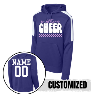 Royal Valley Panthers Cheer Fan Favorite hoodie customized with name and number on back