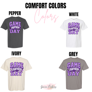 Royal Valley Panthers Game Day Pennant Top Comfort Colors color options