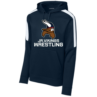 Seaman Jr. Vikings Mat Pride Fan Favorite Hoodie with Viking head and JR. VIKINGS WRESTLING lettering