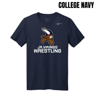 Seaman Jr. Vikings Mat Pride men's rLegend tee with Viking head and JR. VIKINGS WRESTLING lettering