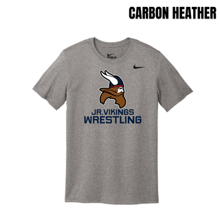 Seaman Jr. Vikings Mat Pride men's rLegend tee featuring the Viking head and wrestling design