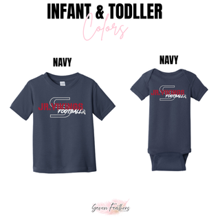 Seaman Jr. Vikings Signature Football infant and toddler color option navy
