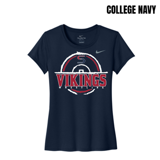 Seaman Vikings Wrestling women's rLegend tee with the distressed S mat emblem and Vikings Wrestling lettering
