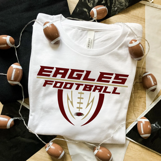 White Silver Lake Eagles Football Apex top folded with football lights and mini footballs