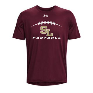 Silver Lake Eagles Football Kickoff maroon men's Under Armour Team Tech top
