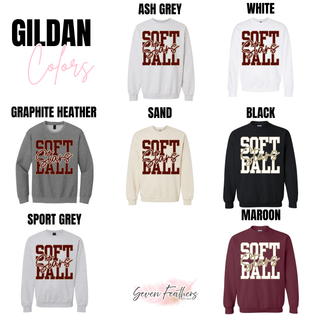 gildan options graphite heather sand black sport grey ash grey white and maroon for petite stars softball graphic