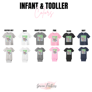 infant toddler tee and onesie for slow your roll turtle top in heather grey, white, granite heather, pink, black, navy
