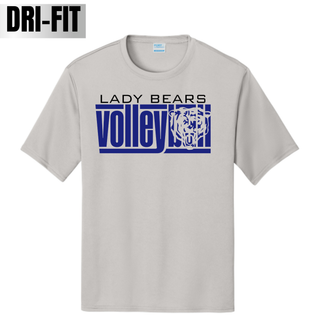 St. Marys Bears Bear Block Volleyball Dri-Fit Performance Shirt St. Marys KS - silver performance tee