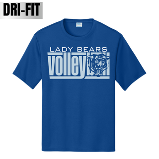 St. Marys Bears Bear Block Volleyball Dri-Fit Performance Shirt - true royal performance tee
