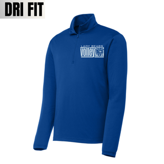 St. Marys Bears Bear Block Volleyball Dri-Fit Quarter Zip St. Marys KS - true royal performance quarter zip

