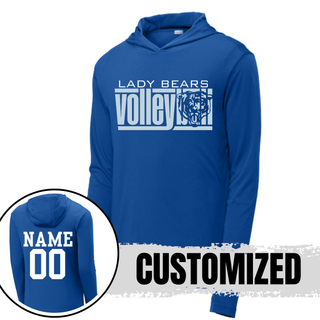 St. Marys Bears Bear Block Volleyball PosiCharge Competitor Hoodie true royal with custom name and number on back
