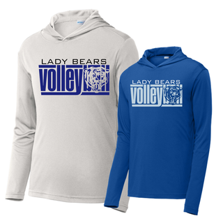 St. Marys Bears Bear Block Volleyball PosiCharge Competitor Hoodie St. Marys KS - silver and true royal color options
