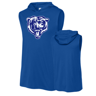 St Marys Bears Classic Mascot Competitor Sleeveless Hoodie True Royal Front Back St Marys Kansas