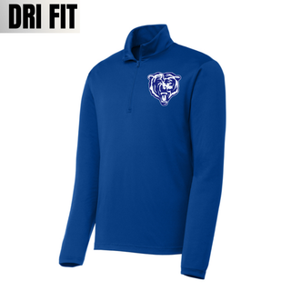 St Marys Bears Classic Mascot Shirt - true royal Sport-Tek PosiCharge Competitor Quarter Zip
