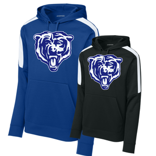 St Marys Bears Classic Mascot Fan Favorite Hoodie True Royal and Black St Marys Kansas