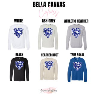 St. Marys Bears Classic Mascot Shirt colors - white ash grey athletic heather black heather dust true royal
