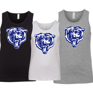 St Marys Bears Classic Mascot Youth Jersey Tank Black White Athletic Heather St Marys Kansas