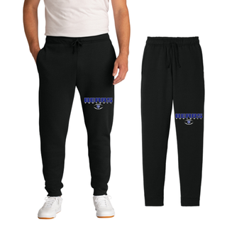St Marys Bears Football Bear Head Logo Core Fleece Jogger Black St Marys Kansas