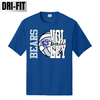 St. Marys Bears Game Set Volleyball Dri-Fit long sleeve white, deep navy, and silver color options
