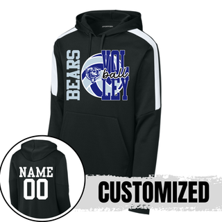 St. Marys Bears Game Set Volleyball Fan Favorite Hoodie black with customized name and number on back
