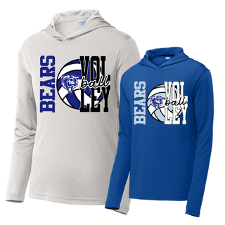 St. Marys Bears Game Set Volleyball PosiCharge Competitor Hoodie color options silver, black, and true royal
