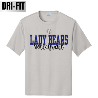 St. Marys Bears Serve It Up Volleyball Dri-Fit Performance Shirt St. Marys KS - silver performance tee
