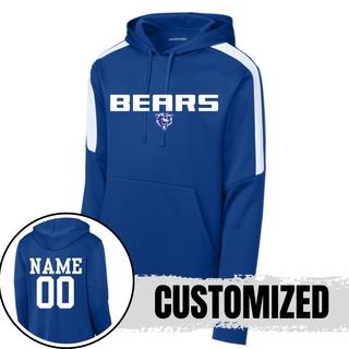 St. Marys Bears Stadium Fan Favorite Hoodie royal blue customized name and number on back
