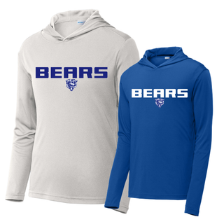 St. Marys Bears Stadium PosiCharge Competitor Hoodie St. Marys Kansas - silver and true royal
