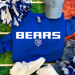 St. Marys Bears Stadium Shirt St. Marys Kansas - royal blue crewneck sweatshirt
