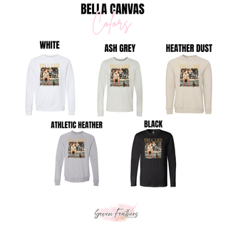 Thug Life Halloween design on Bella Canvas White, Ash Grey, Heather Dust, Athletic Heather, and Black