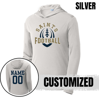 Black Topeka Saints Football Outline PosiCharge Competitor hoodie