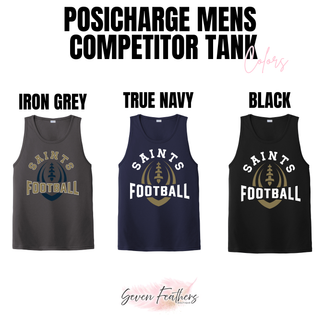 Topeka Saints Football Outline PosiCharge Competitor Tank color options