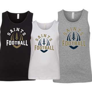 Topeka Saints Football Outline youth jersey tank color options