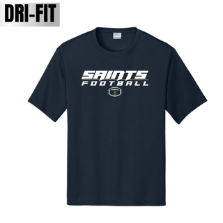 Deep navy Topeka Saints Full Speed Football short sleeve performance top