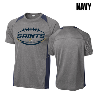 Additional view of Topeka Saints Gridiron Crest Colorblock Performance Top