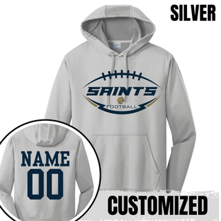 Additional view of Topeka Saints Gridiron Crest Performance Fleece Hoodie