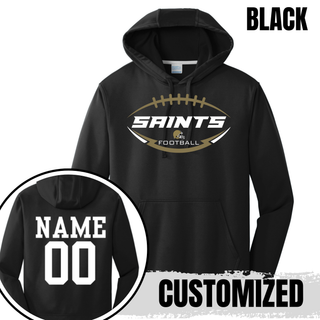 Additional view of Topeka Saints Gridiron Crest Performance Fleece Hoodie