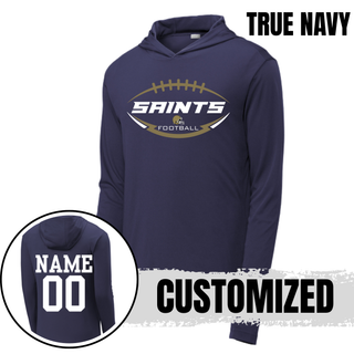 Additional view of Topeka Saints Gridiron Crest Performance Hoodie