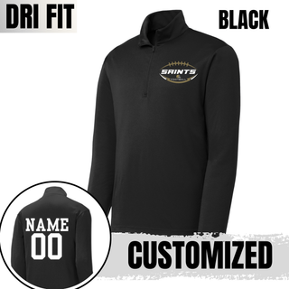 Additional view of Topeka Saints Gridiron Crest Performance Quarter-Zip
