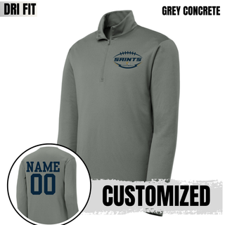 Additional view of Topeka Saints Gridiron Crest Performance Quarter-Zip