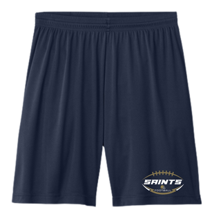 Navy Topeka Saints gridiron crest performance shorts