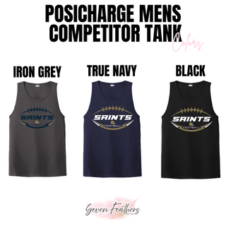 Additional view of Topeka Saints Gridiron Crest Performance Tank