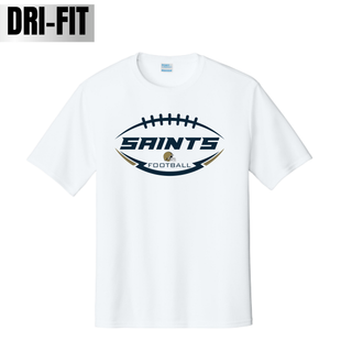 White Topeka Saints gridiron crest performance top