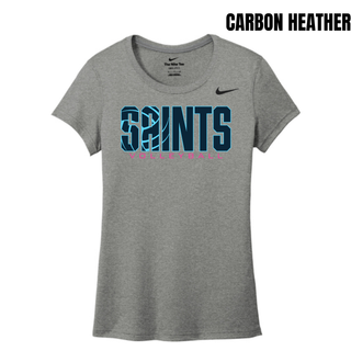 Topeka Saints Volleyball Retro Women's rLegend Tee in Carbon Heather