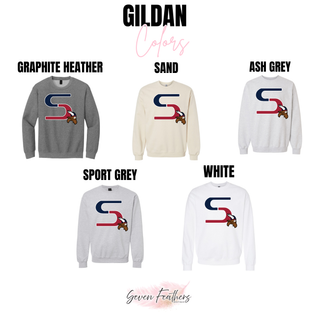Gildan color options for Topeka Seaman Oversized Split S top