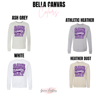 Topeka West Chargers Game Day Pennant Top Bella Canvas color options: Ash Grey, Athletic Heather, White, Heather Dust